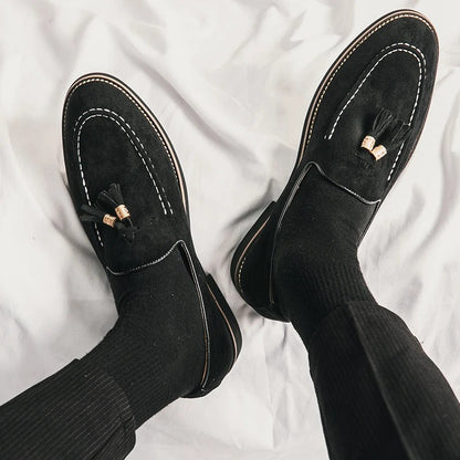 Emerson Tassel Suede Loafer
