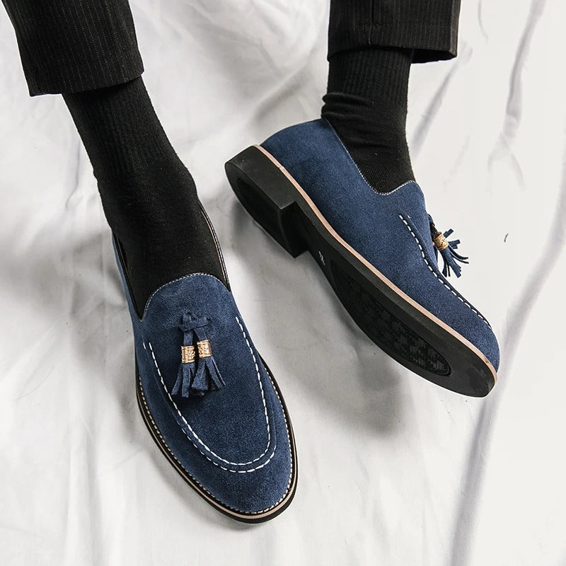 Emerson Tassel Suede Loafer