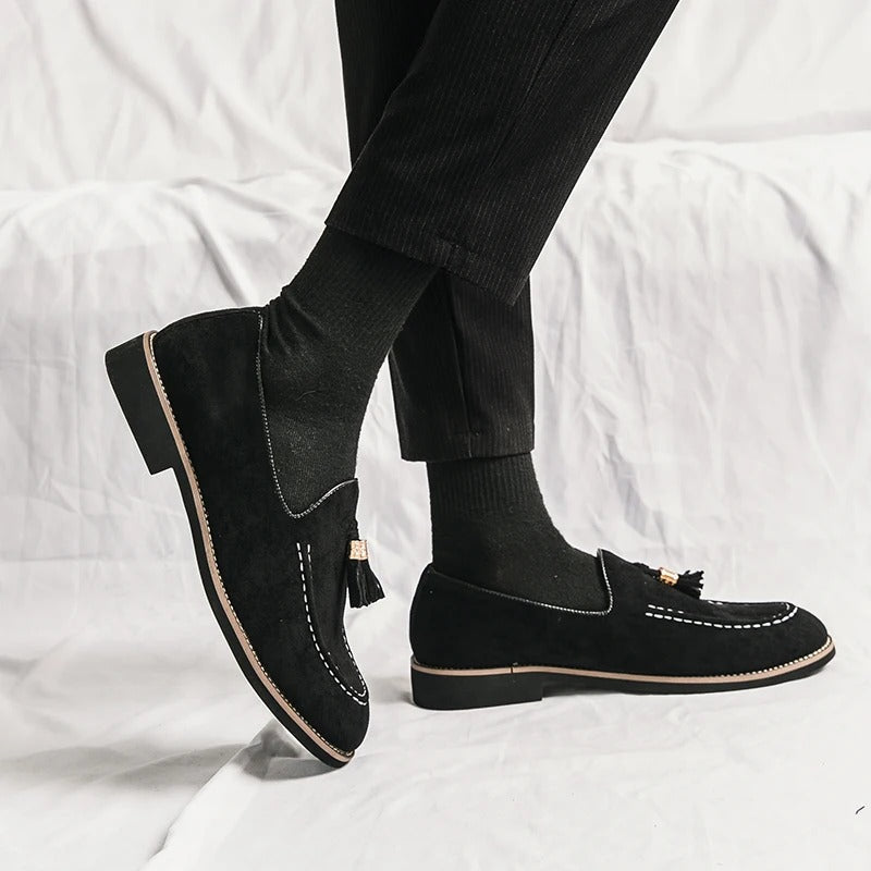 Emerson Tassel Suede Loafer