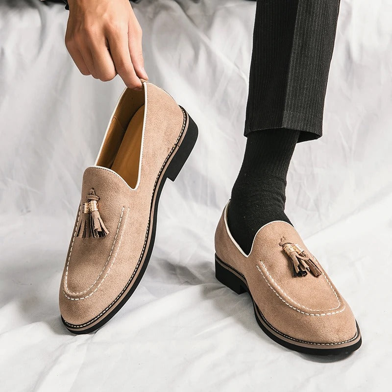 Emerson Tassel Suede Loafer