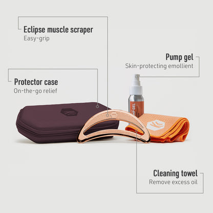 Eclipse – Muskelrapa i rostfritt stål (mer beskrivande)