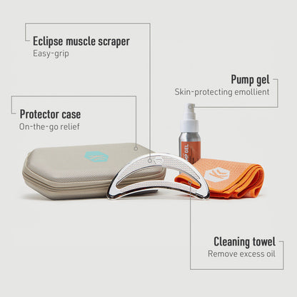 Eclipse – Muskelrapa i rostfritt stål (mer beskrivande)