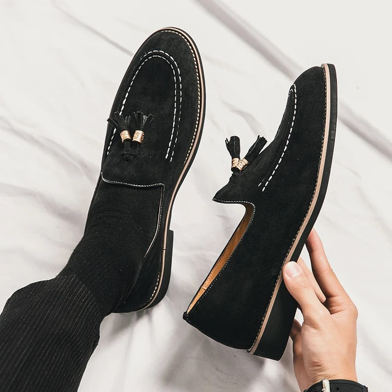 Emerson Tassel Suede Loafer