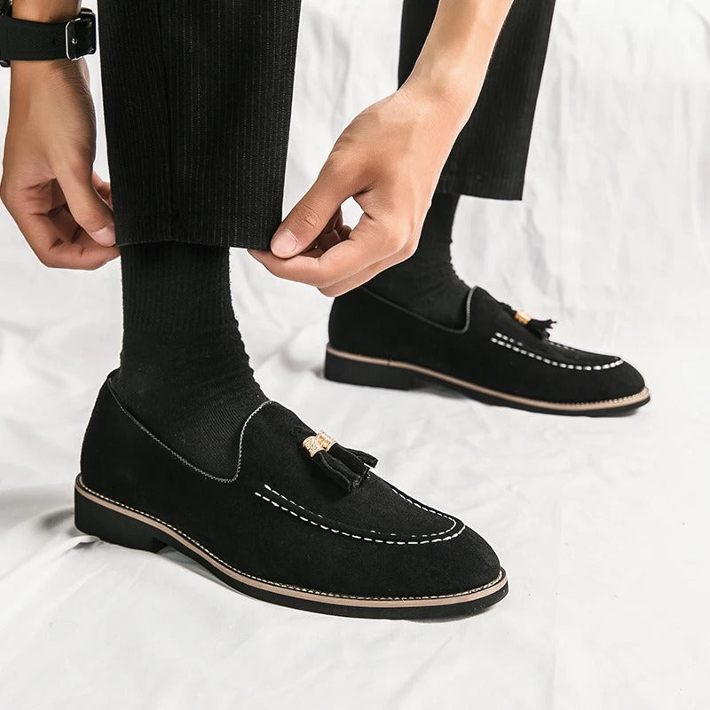 Emerson Tassel Suede Loafer
