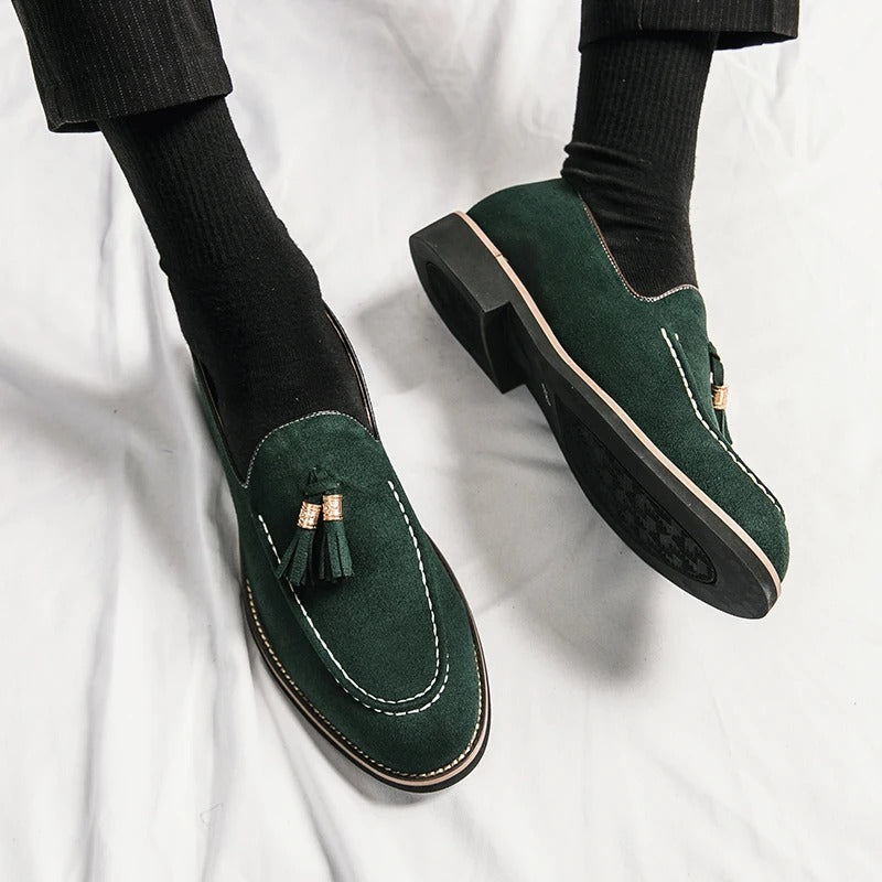 Emerson Tassel Suede Loafer