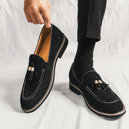 Emerson Tassel Suede Loafer
